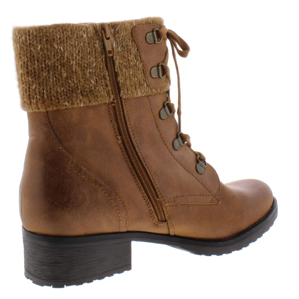 Orley Womens Faux Leather Booties Ankle Boots
