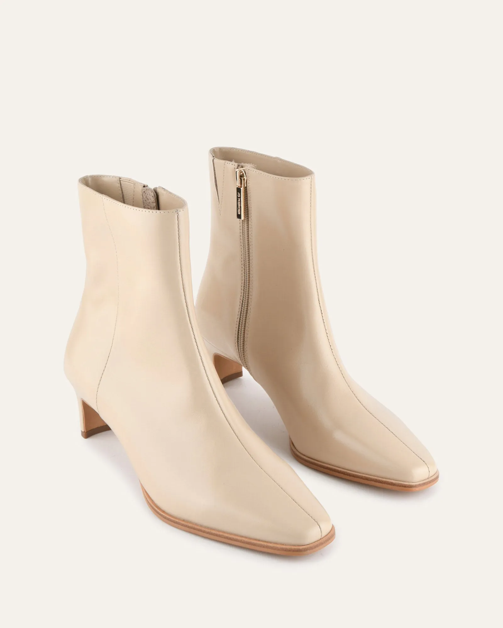 OTIS MID ANKLE BOOTS SAND LEATHER