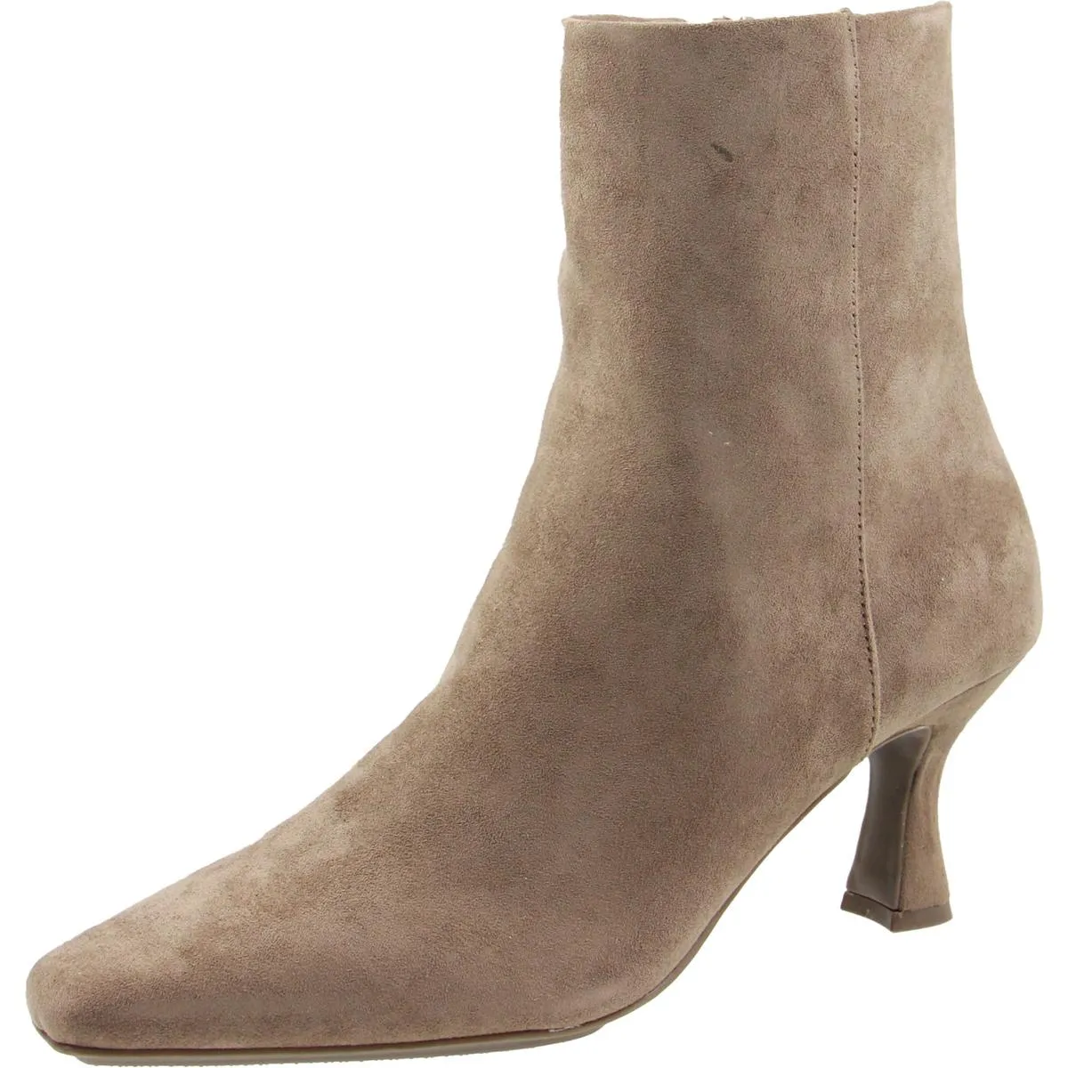 Pablo Womens Faux Leather Heeled Booties