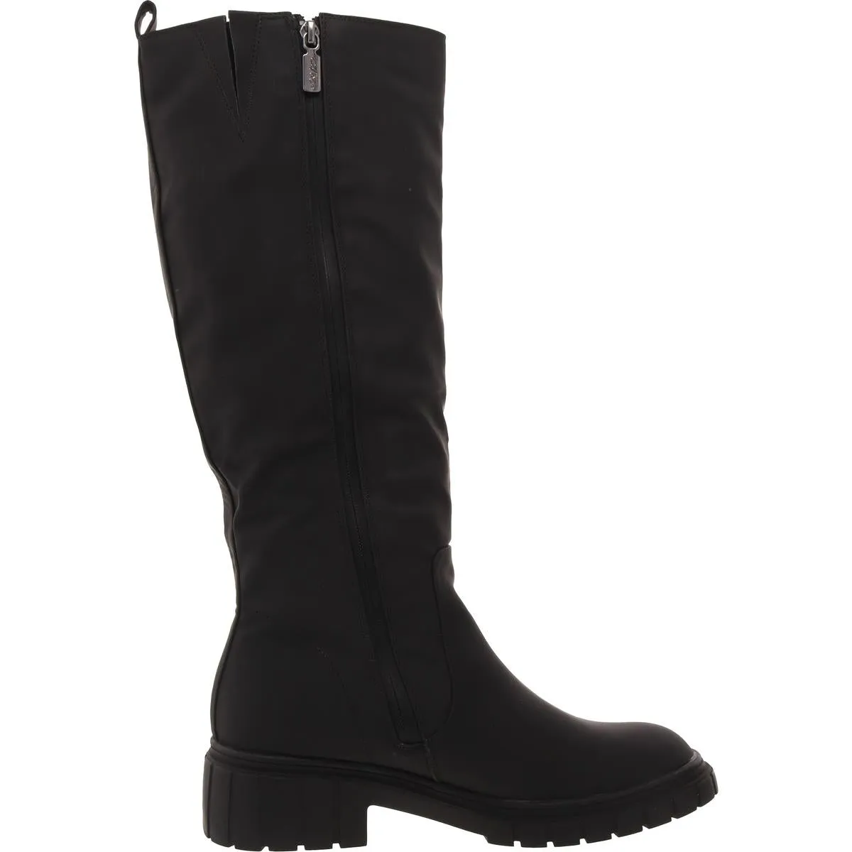 Paola Womens Padded Insole Man Made Knee-High Boots