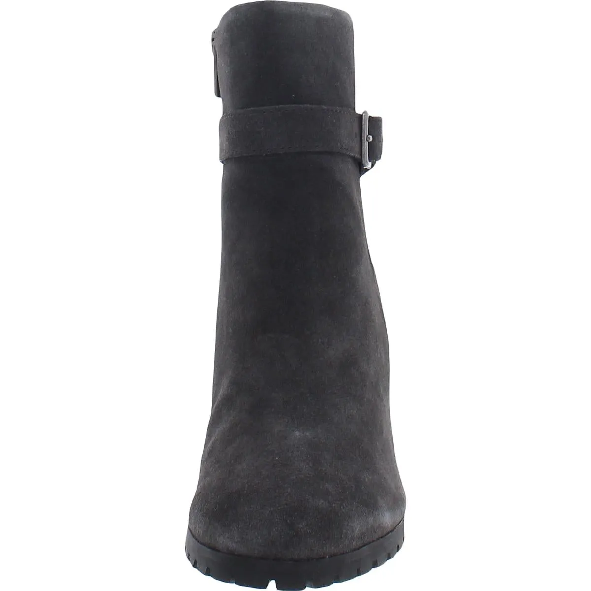 Pascal Womens Almond Toe Zipper Wedge Boots