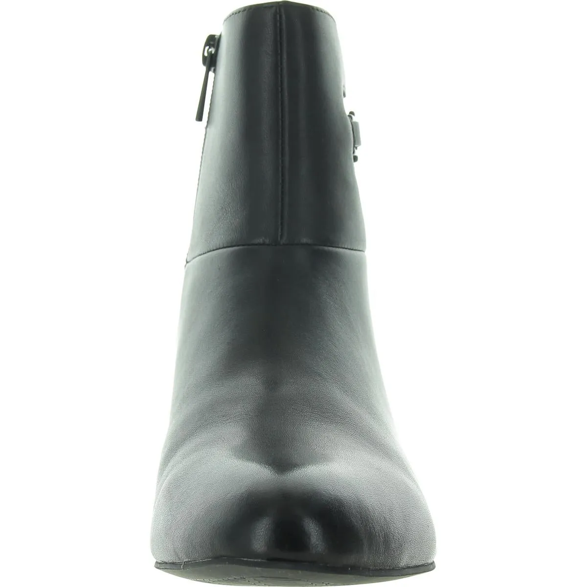 Patton Womens Zipper Leather Mid-Calf Boots