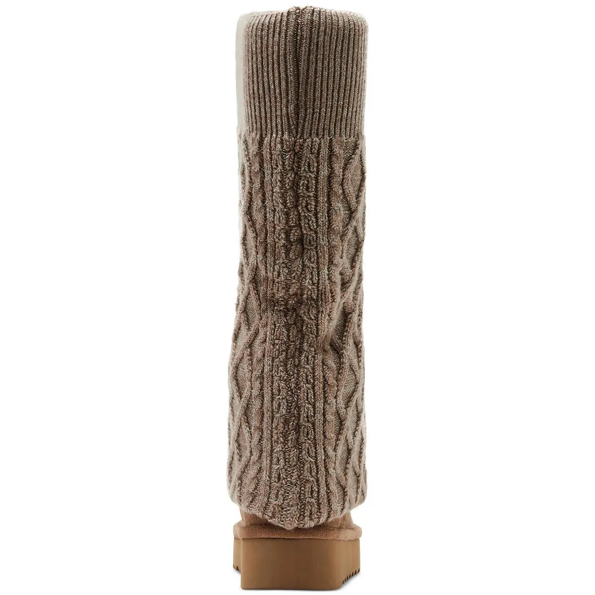 PEGGYY Womens Two Tone Manmade Over-The-Knee Boots