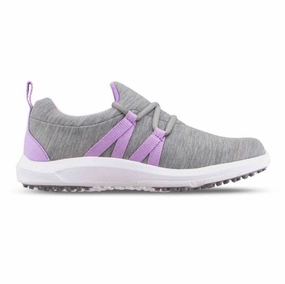 Wear It, Love It, Top-Rated Product, Hurry Before It Sells Personalized Detail New Footjoy Women's FJ Leisure Slip on Golf Shoes - Gray/Purple Size 7.5 MSP$100 Affordable Price