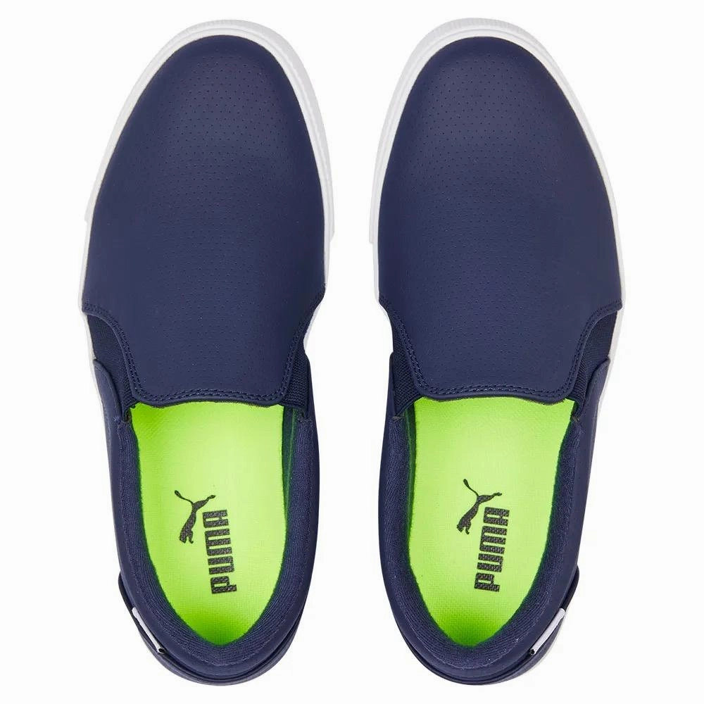 Built For The Wild New Women's Puma Tustin Slip On Golf Shoe - Navy MSP$80 Versatile Everyday Style