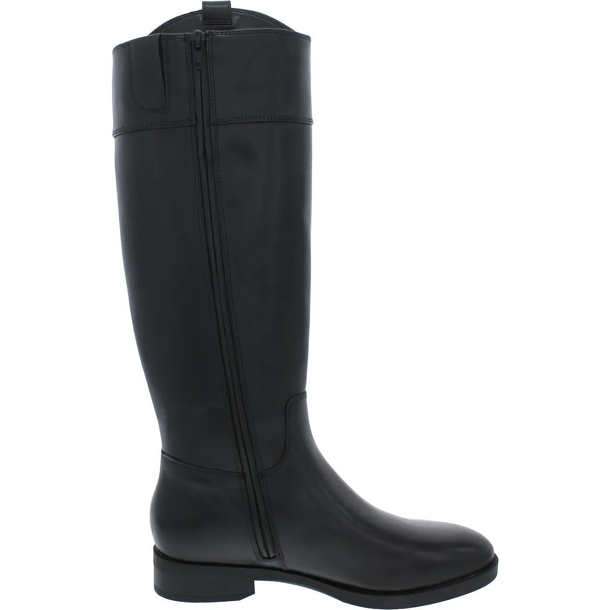 Phillipa Womens Leather Tall Knee-High Boots