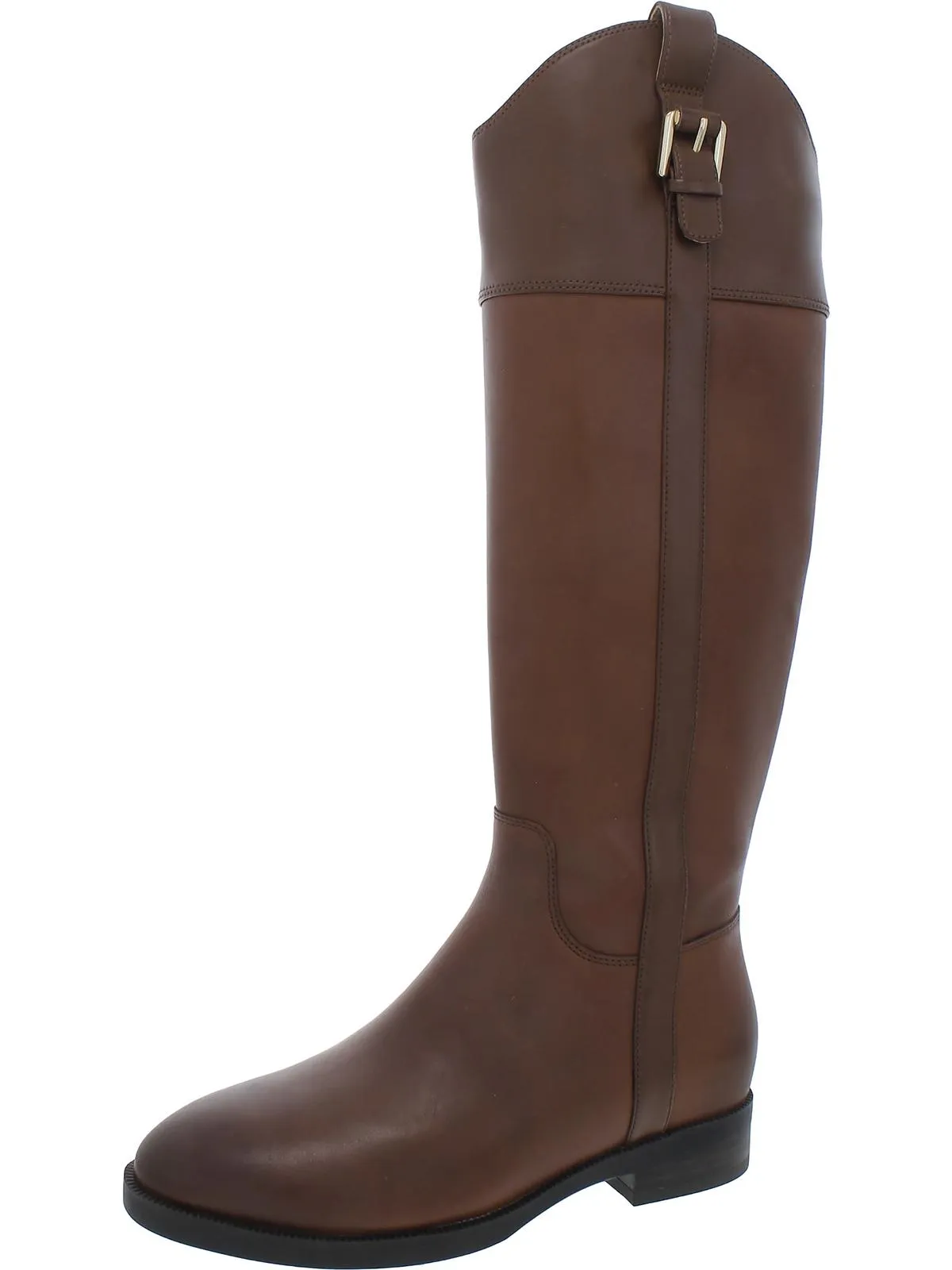 Phillipa Womens Leather Tall Knee-High Boots