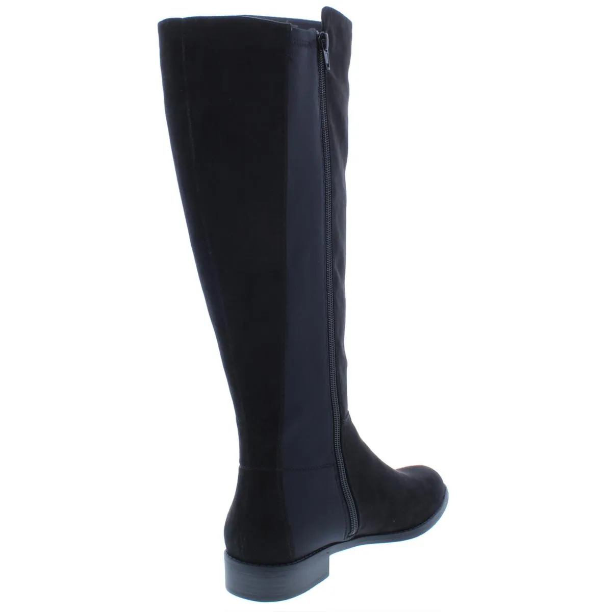Pippa Womens Wide Calf Faux Suede Knee-High Boots