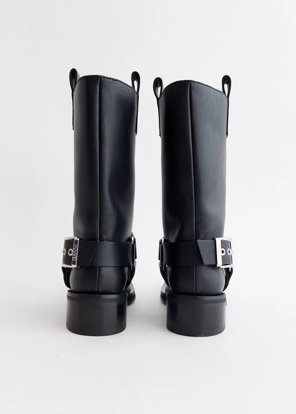 Biker Tubular Mid Shaft Boots Quick Access Features
