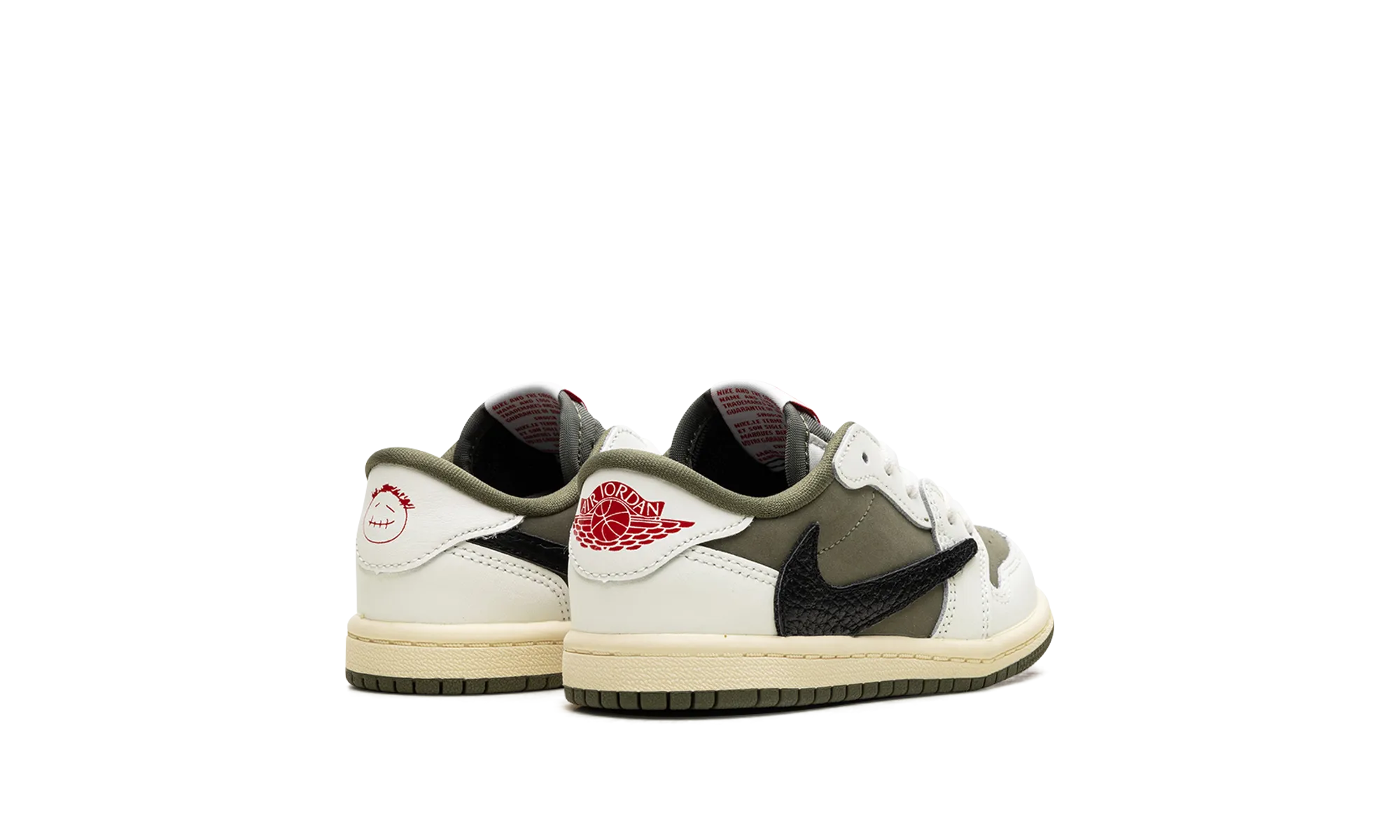 Jordan 1 Retro Low OG SP "Travis Scott - Medium Olive" Yellow Beach Tote