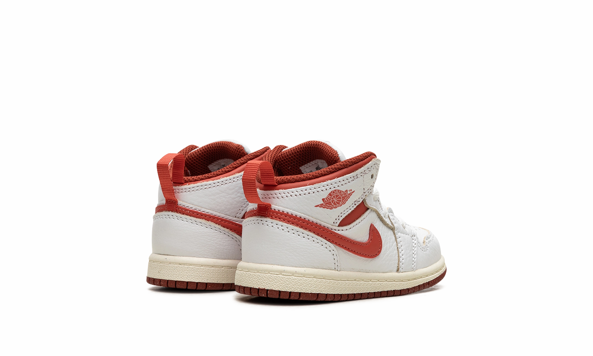 Experience The Best, All-In-One Design, Waterproof & Durable Air Jordan 1 Mid SE TD "White Dune Red"