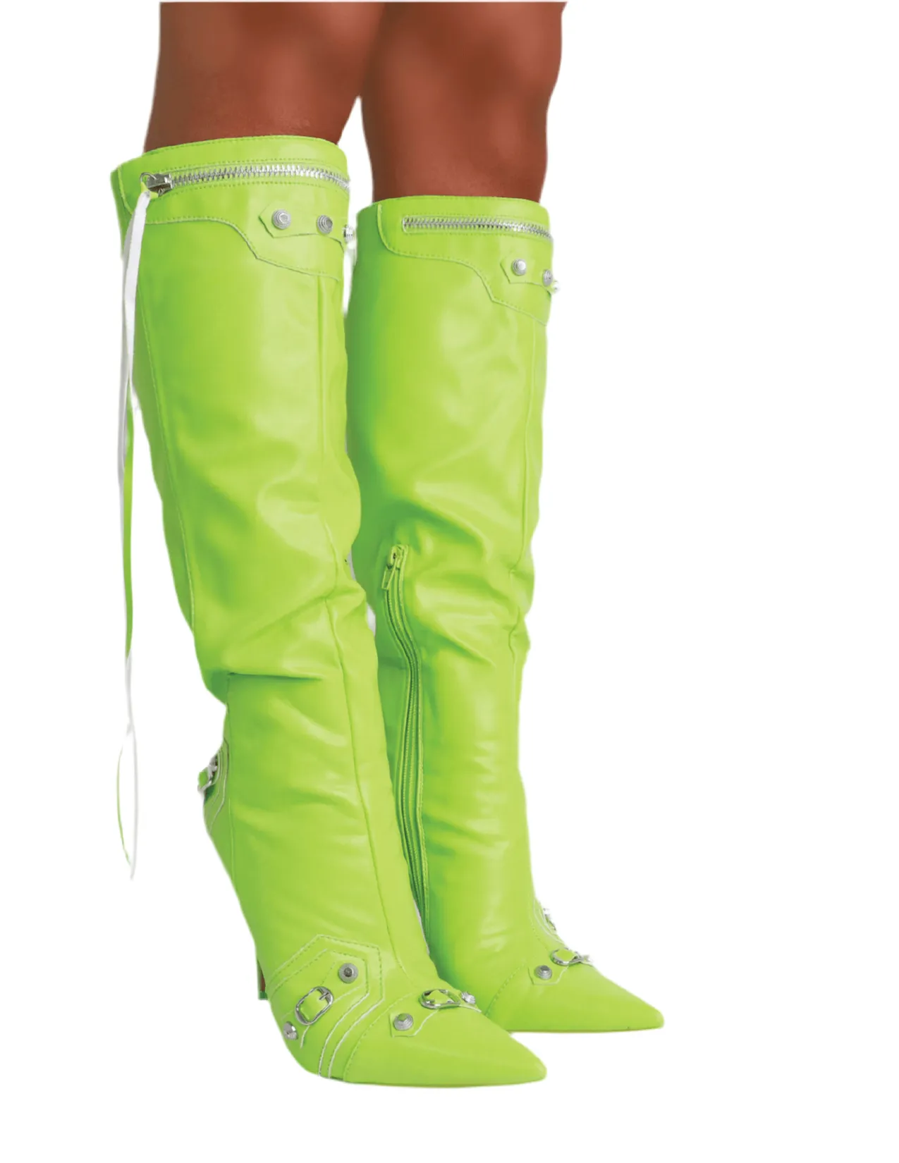 PUBLIC DESIRE - CARDI - LIME PU