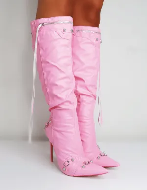 PUBLIC DESIRE - CARDI - PINK PU