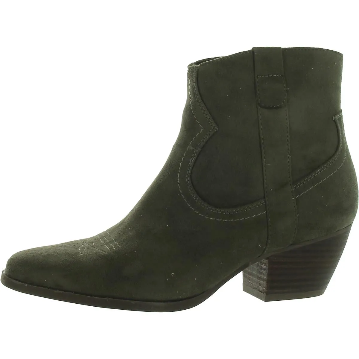 Pueblo Womens Faux Leather Cowboy, Western Boots