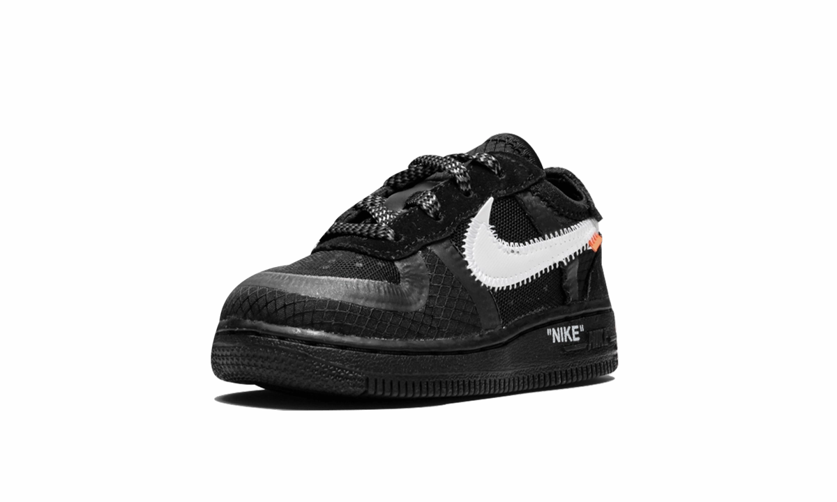 Back Slot The 10: Air Force 1 (TD) "Off-White Black" Canvas