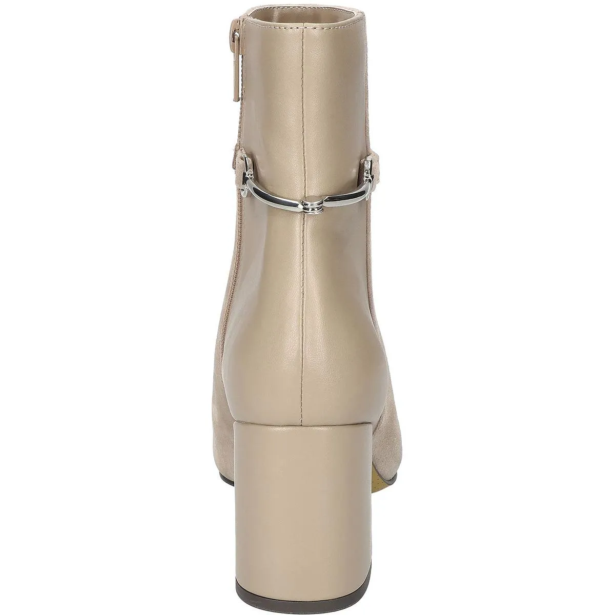 QUINCY Womens Zipper Leather Mid-Calf Boots