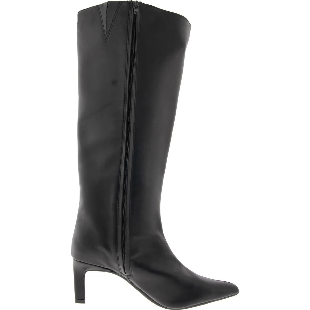 Rachelle Womens Wide Calf Faux Leather Knee-High Boots