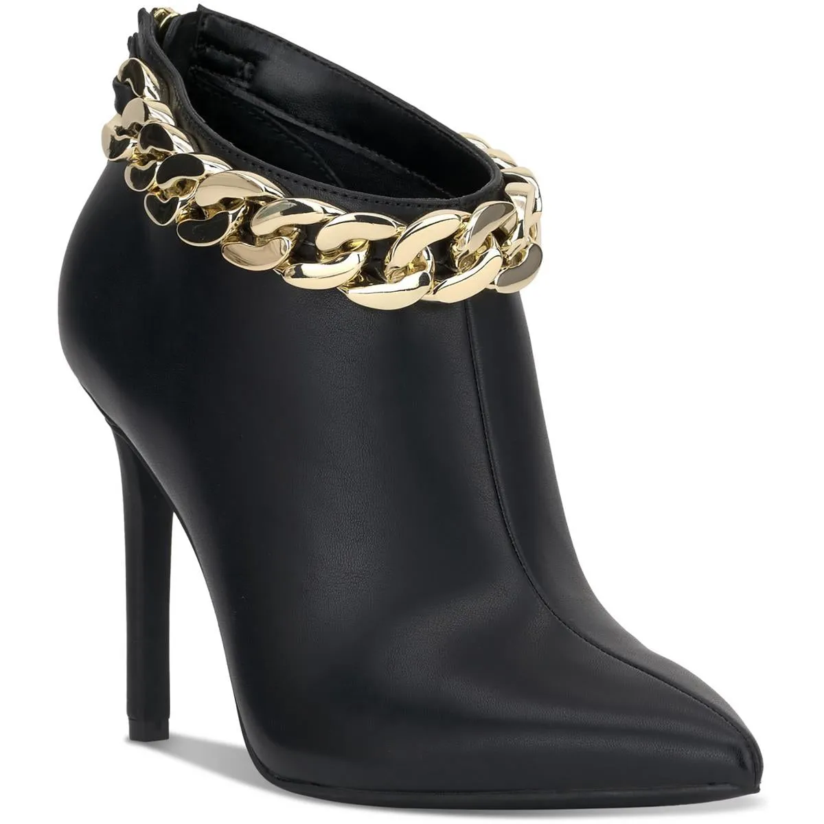 RADEYAH Womens Chain Manmade Booties