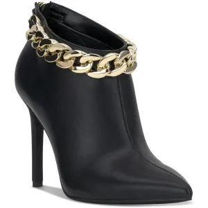 RADEYAH Womens Chain Manmade Booties