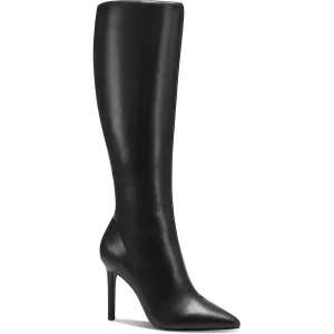 RAJELPWC Womens Wide Calf Manmade Knee-High Boots
