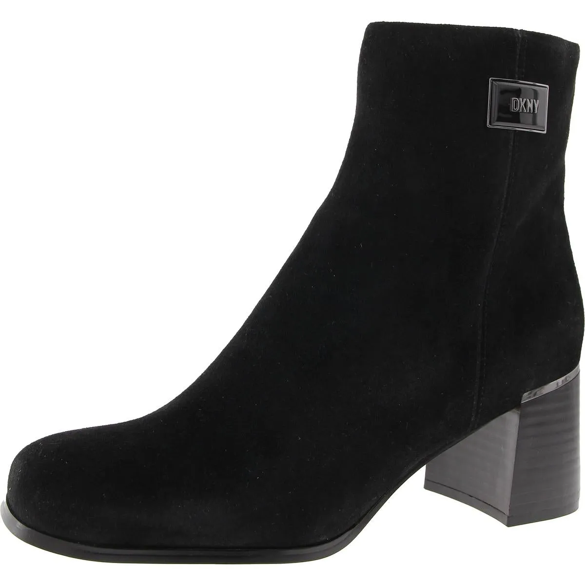 Ranya Womens Zipper Suede Booties