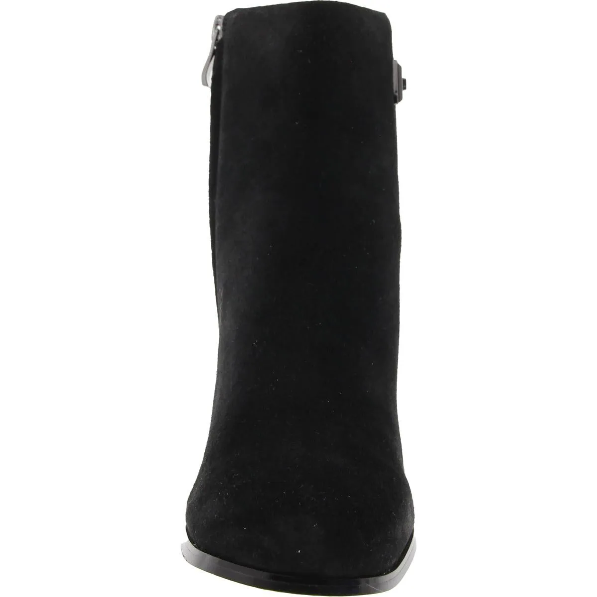 Ranya Womens Zipper Suede Booties