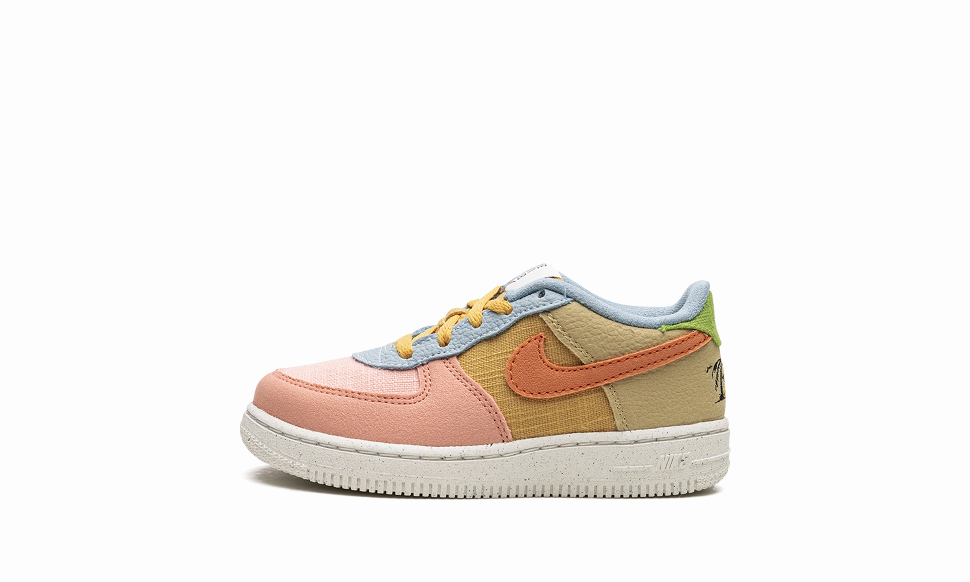 Soft Touch Feel Ready-to-ship special Air Force 1 LV8 TD "Next Nature" Coated Canvas Cork
