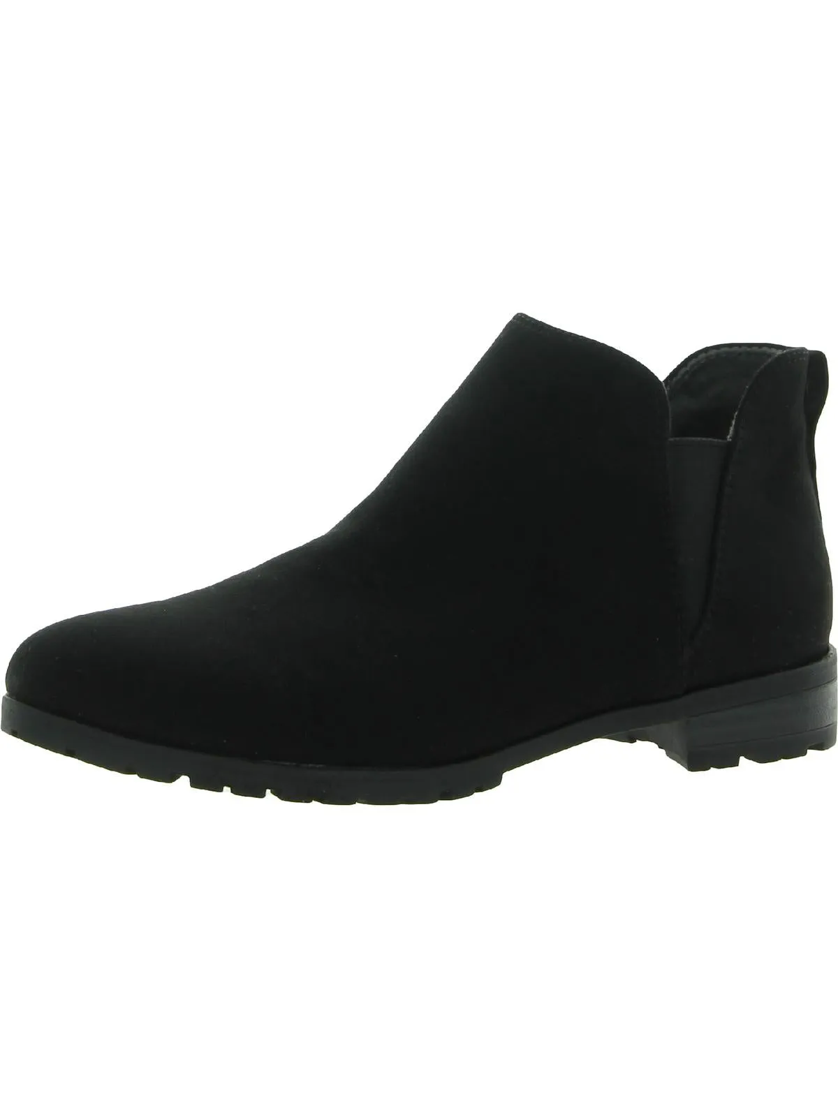 Real Cute Womens Lugged Sole Cushioned Insole Chelsea Boots