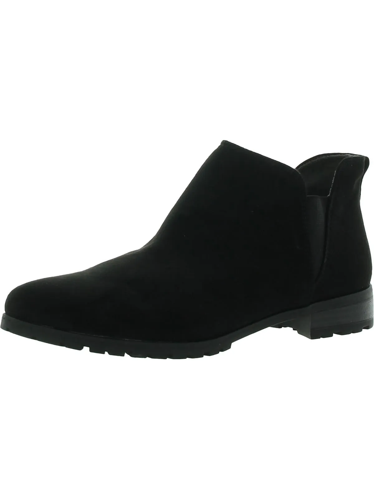 Real Cute Womens Lugged Sole Cushioned Insole Chelsea Boots
