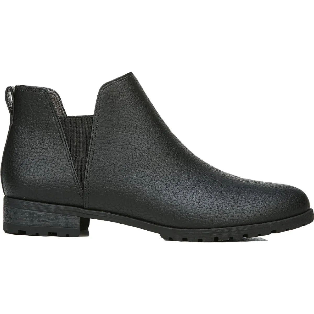 Real Cute Womens Lugged Sole Cushioned Insole Chelsea Boots