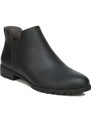 Real Cute Womens Lugged Sole Cushioned Insole Chelsea Boots