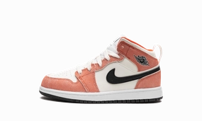 Join The Trend Recycled material special Jordan 1 Mid TD "Orange Suede" Customized product deal