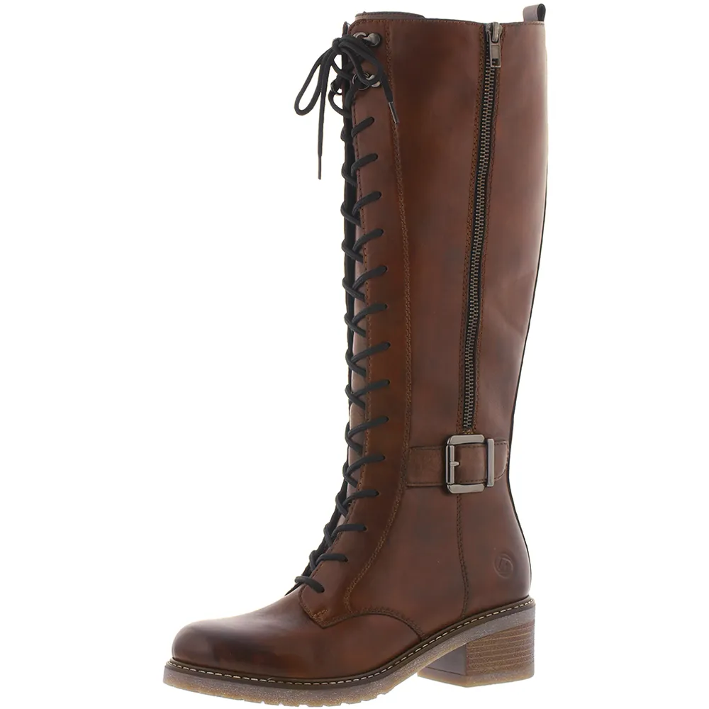 Remonte D1A74-22 Aida Tall Leather Chestnut Boot (Women's)