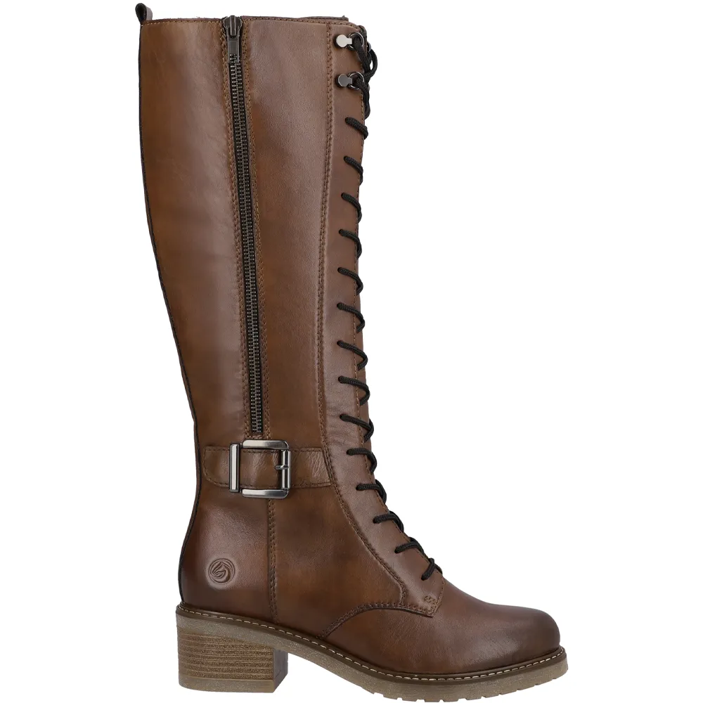 Remonte D1A74-22 Aida Tall Leather Chestnut Boot (Women's)