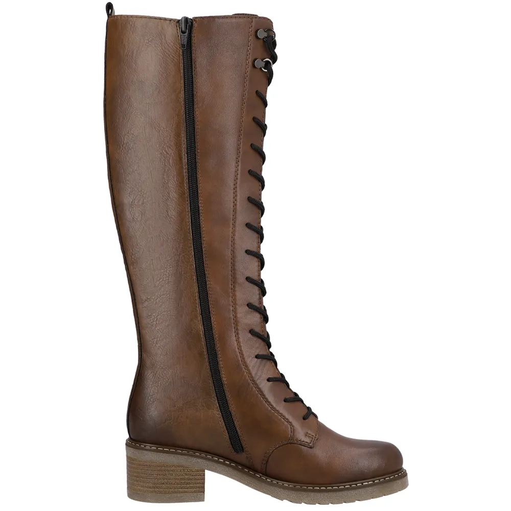 Remonte D1A74-22 Aida Tall Leather Chestnut Boot (Women's)