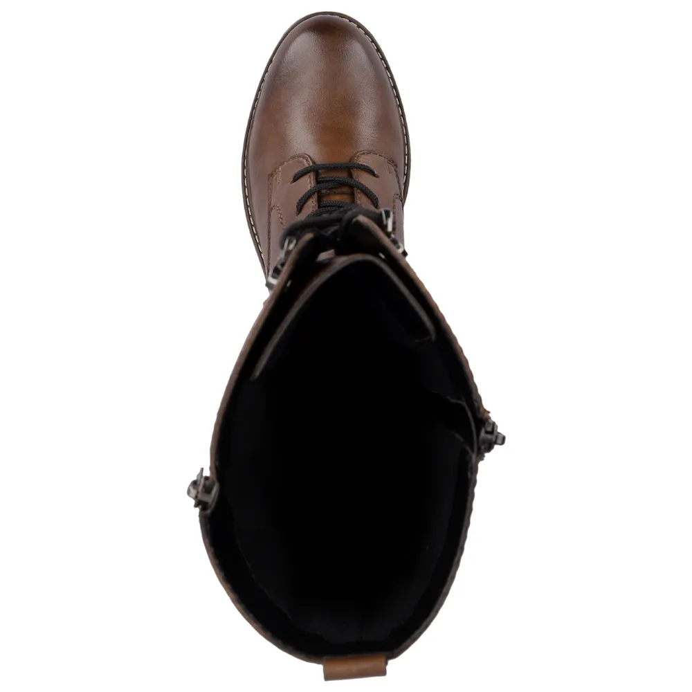 Remonte D1A74-22 Aida Tall Leather Chestnut Boot (Women's)