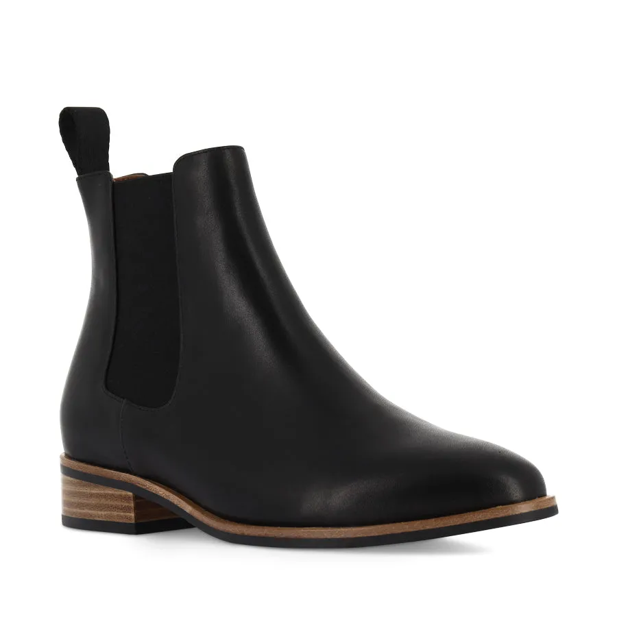 REMORA - BLACK LEATHER