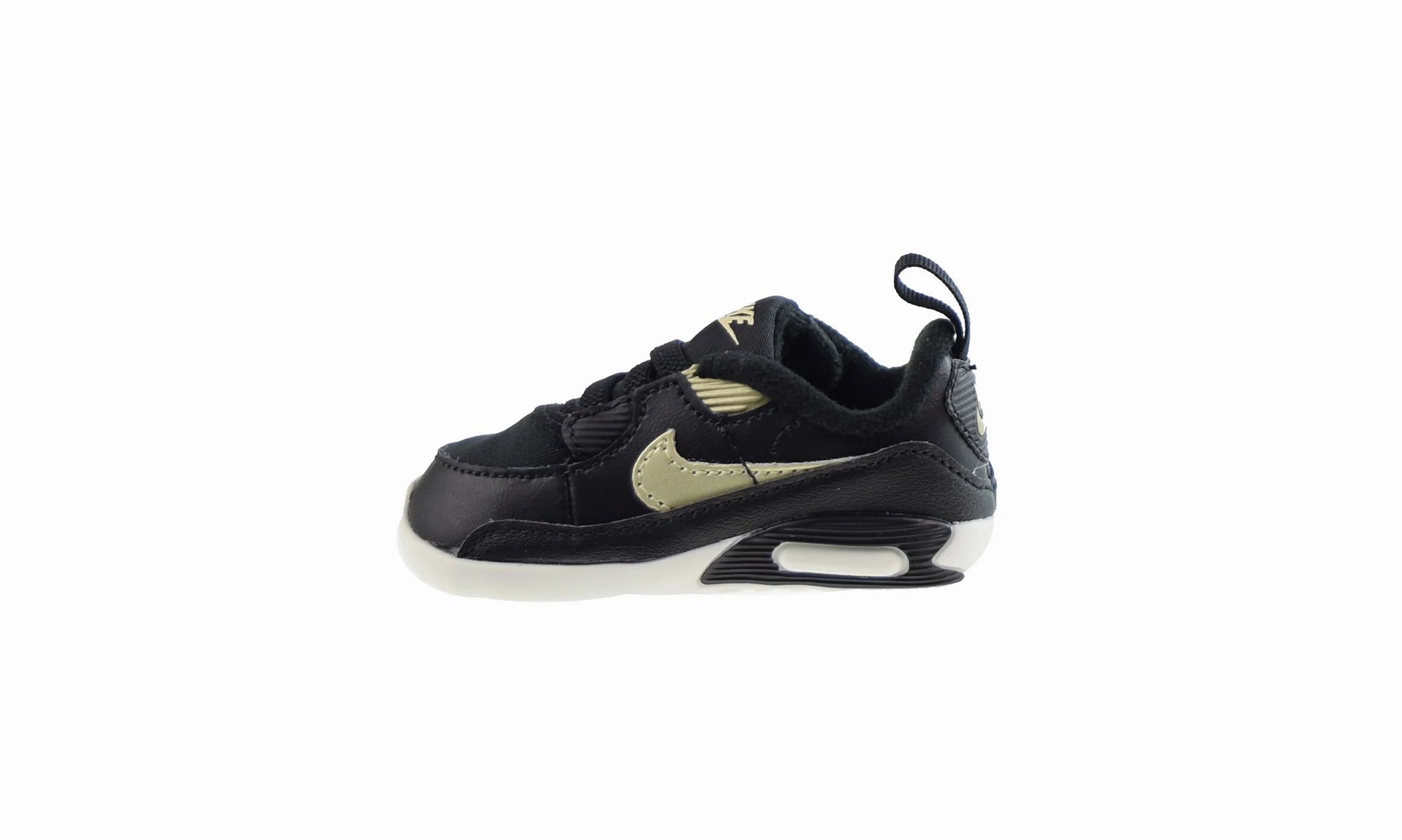 Worry-Free Wear, Sustainable Return Customer Exclusive Air Max 90 Crib TD "Rare Black-Gold" Stock Running Low