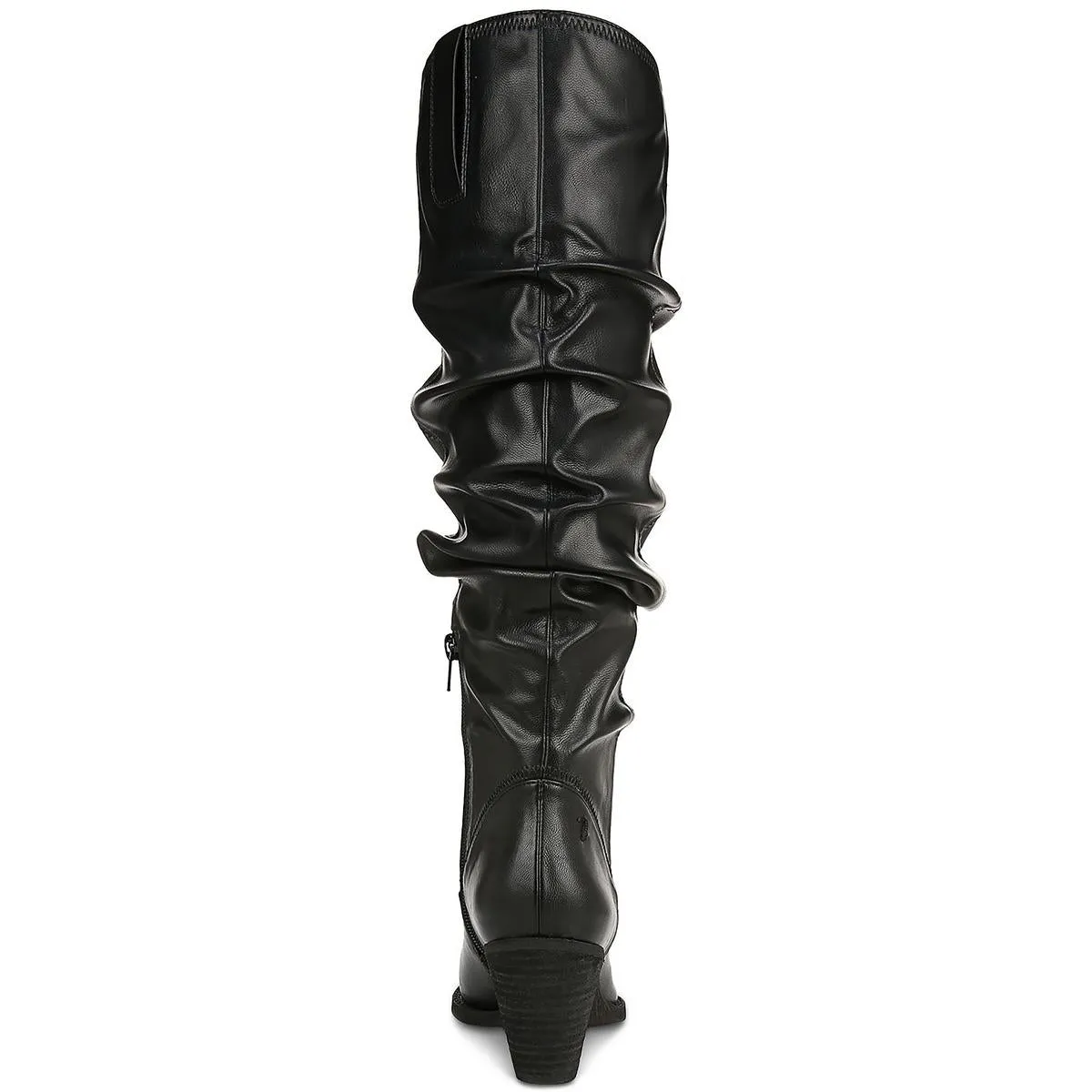 Riau Womens Faux Leather Wide Calf Knee-High Boots