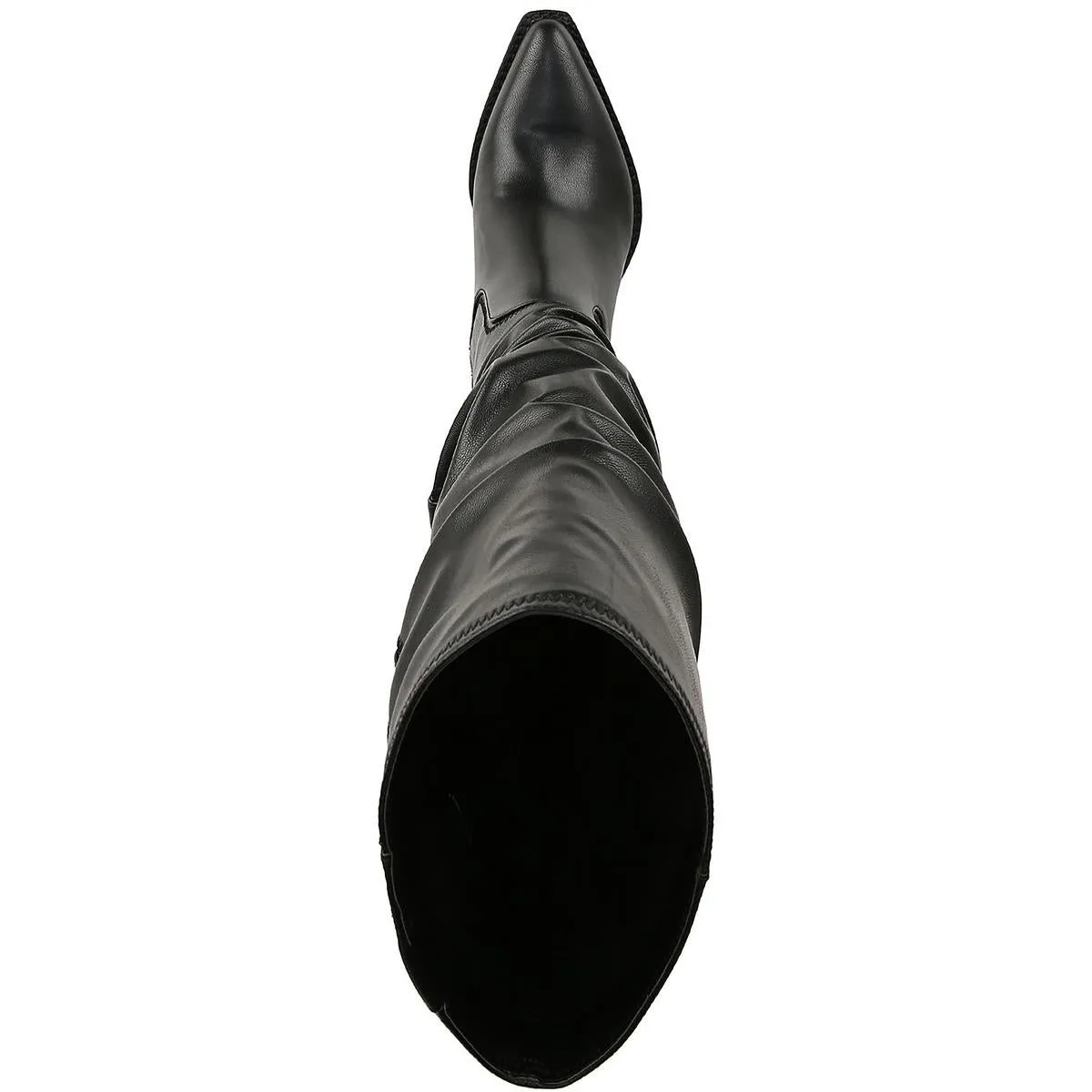 Riau Womens Faux Leather Wide Calf Knee-High Boots