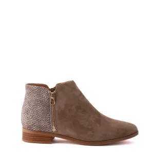 RIVER Taupe Suede/Snake