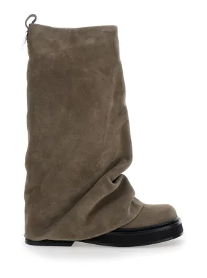Robin' Combat Boot With Slouchy Silhouette And Sole