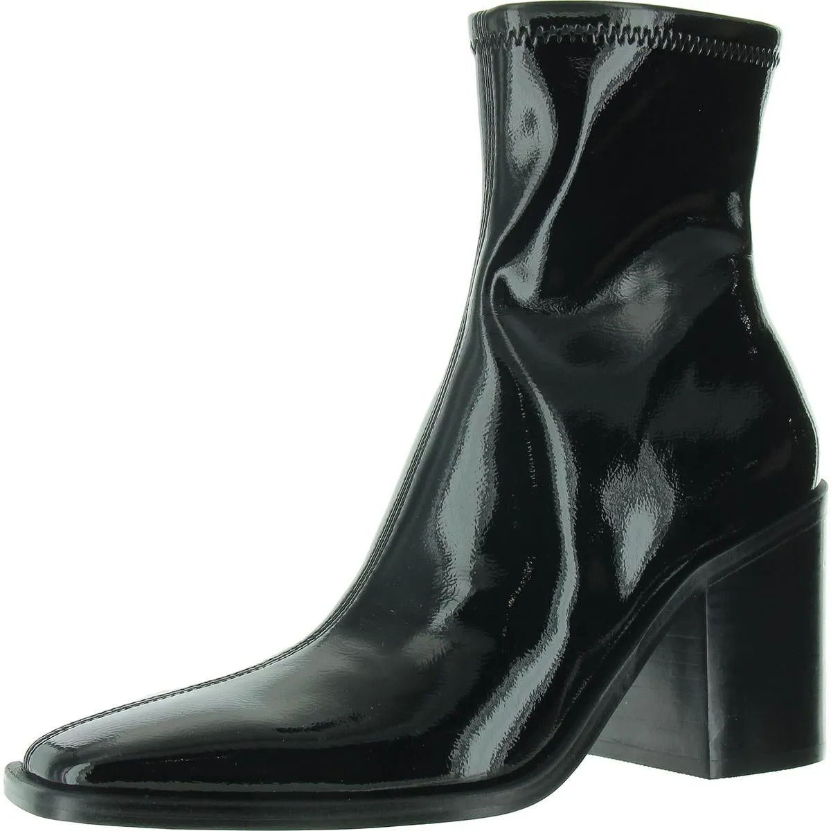 Rolfe Womens Block Heel Man Made Mid-Calf Boots