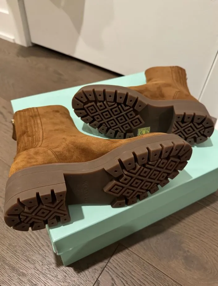 Saint Honore Combat Ankle Boot In Chestnut-EU 35.5 / chestnut