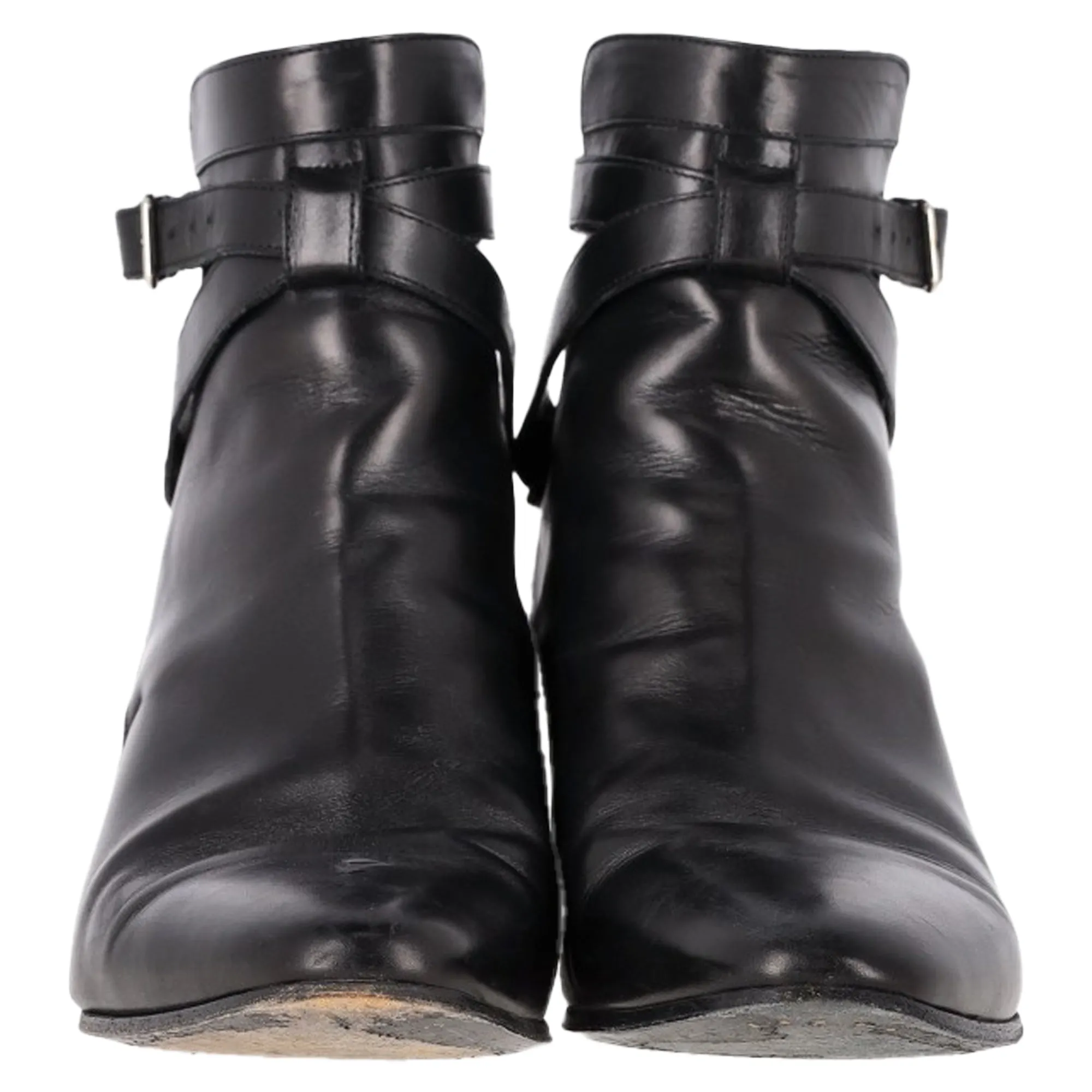 Saint Laurent Blake Ankle Boots In Black Leather