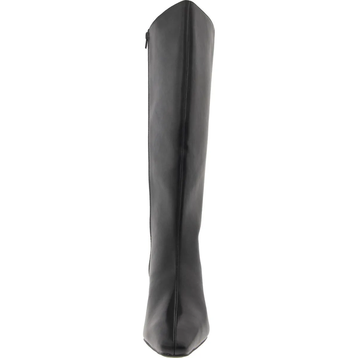 Samey Womens Wide Calf Faux Leather Knee-High Boots