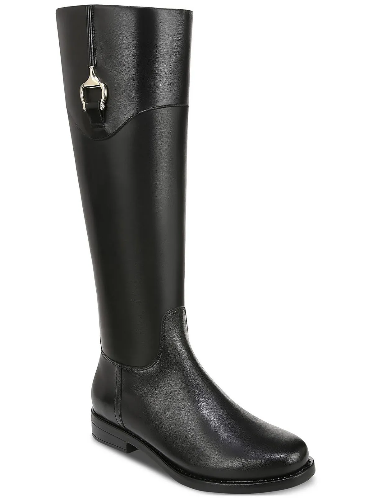 Sandraa Womens Leather Riding Knee-High Boots