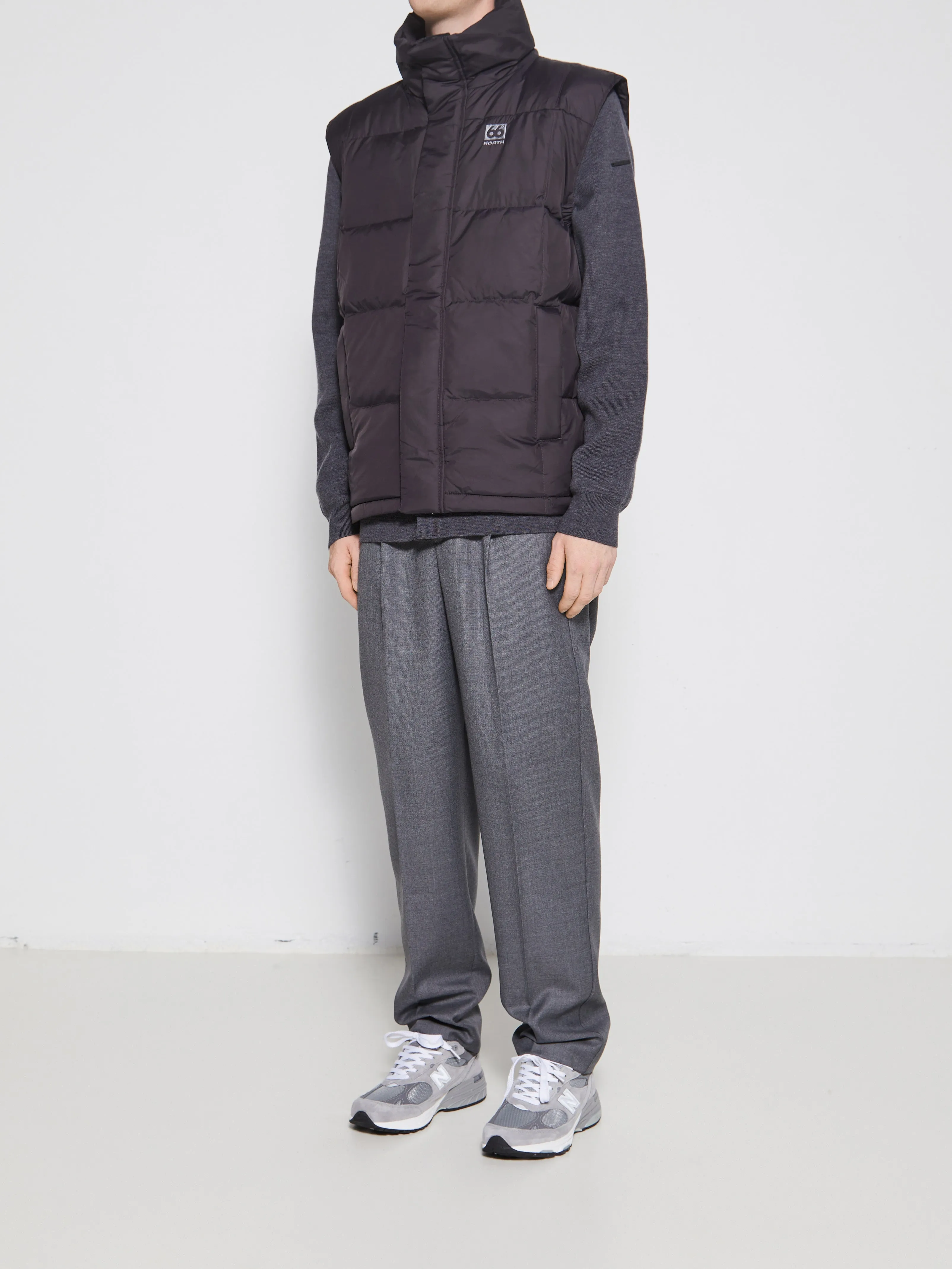 993 Sneakers in Grey Fold-Over Flap, Sleek & Affordable