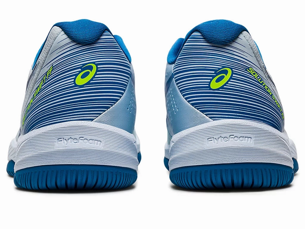 Quick Access Features Asics Women's Solution Swift FF (Sky/Reborn Blue) Be First In Line