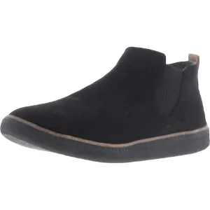 See Me Womens Padded Insole Faux Suede Chelsea Boots